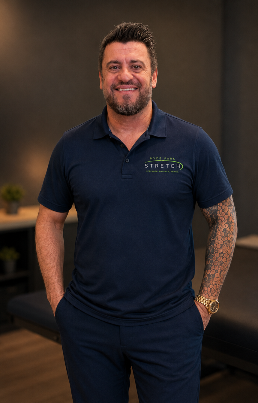 Jeremy Brown, lead trainer at Hyde Park Stretch